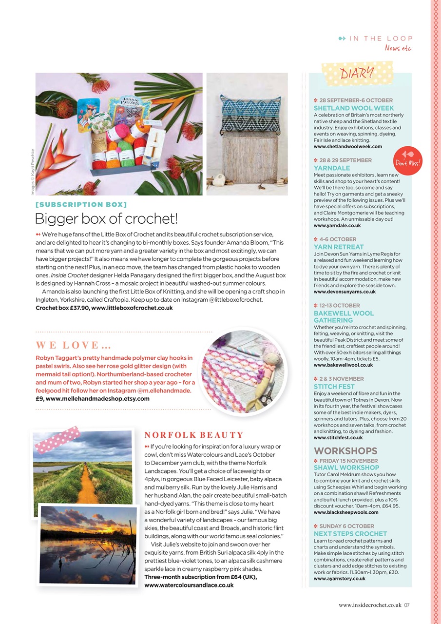 Inside Crochet Preview Pages