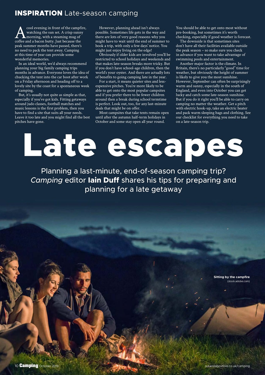 Camping Preview Pages