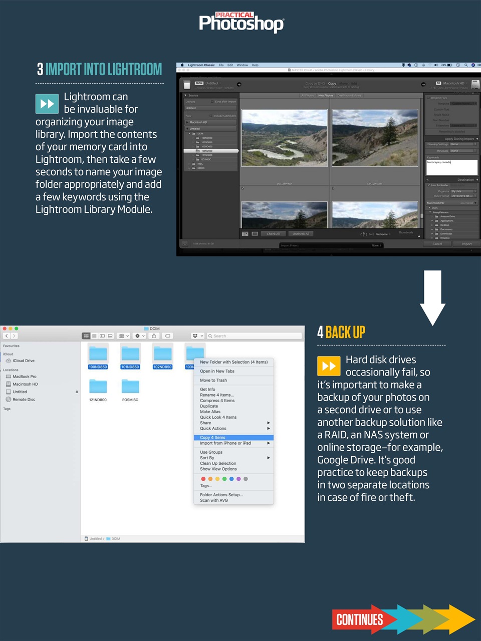 Practical Photoshop Preview Pages