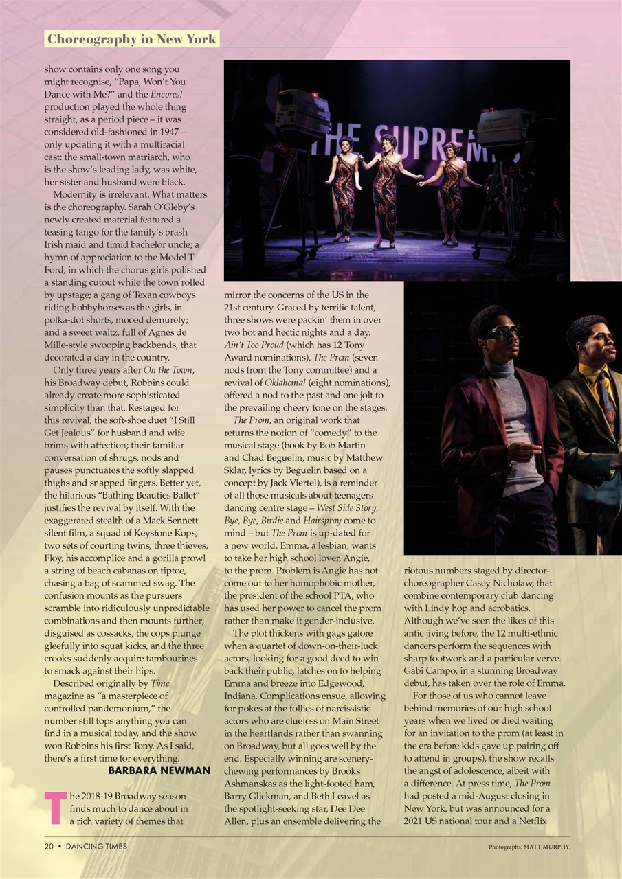 Dancing Times Preview Pages