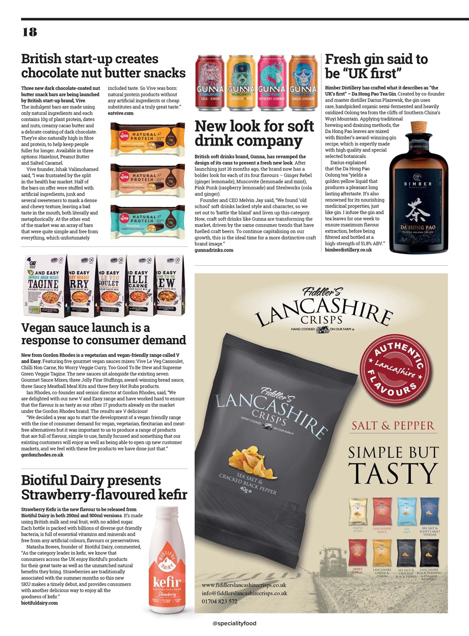 Speciality Food Preview Pages