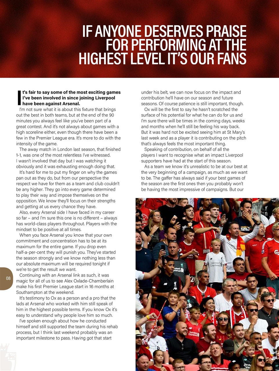 Liverpool FC Programmes Preview Pages