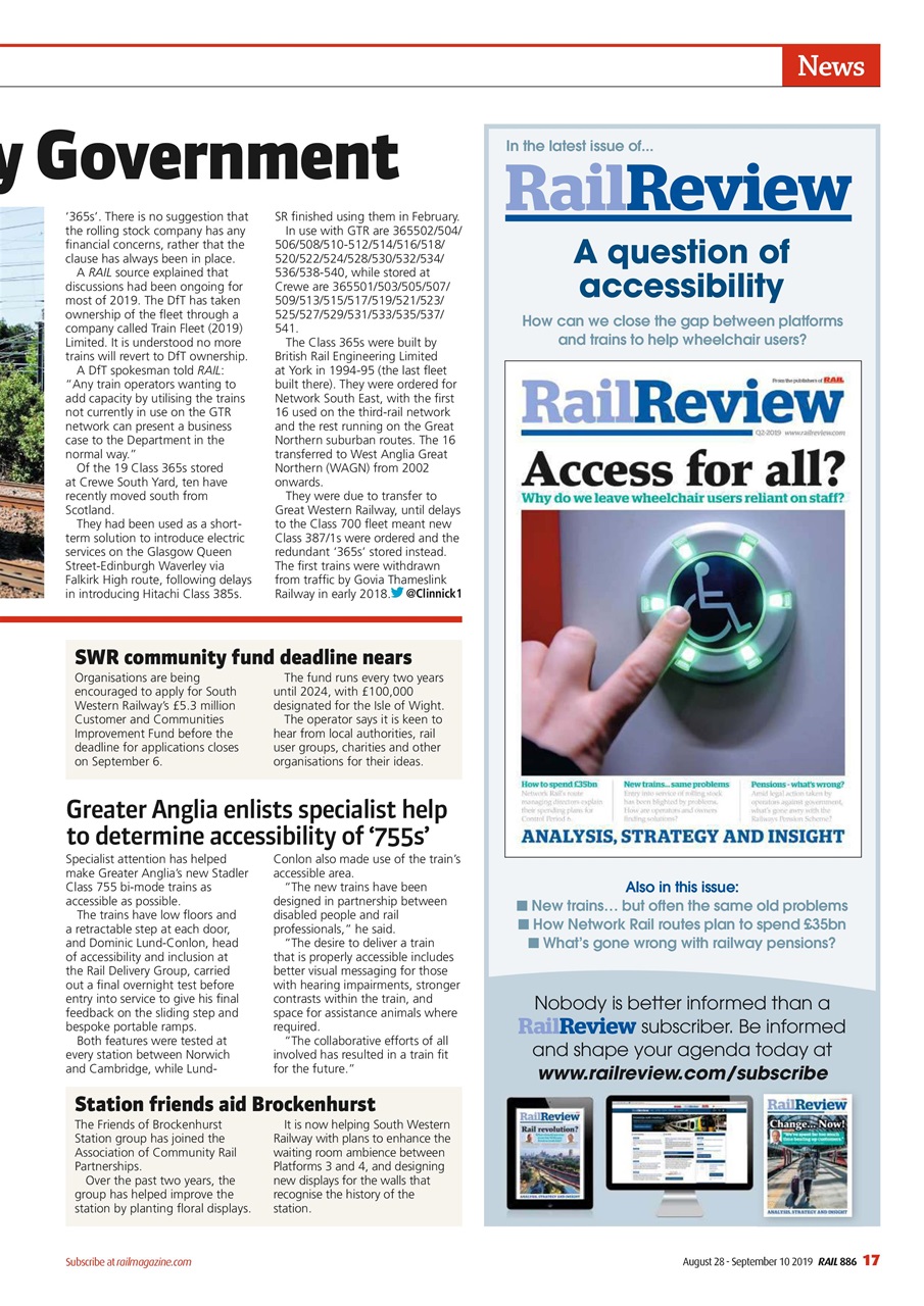 Rail Preview Pages