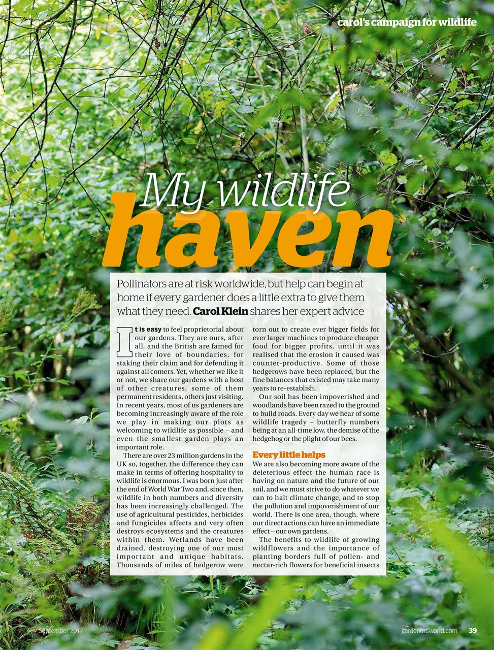 BBC Gardeners’ World Magazine Preview Pages