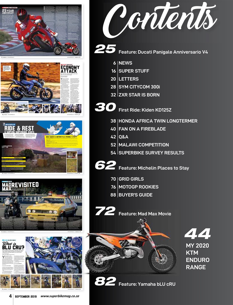SuperBike South Africa Preview Pages