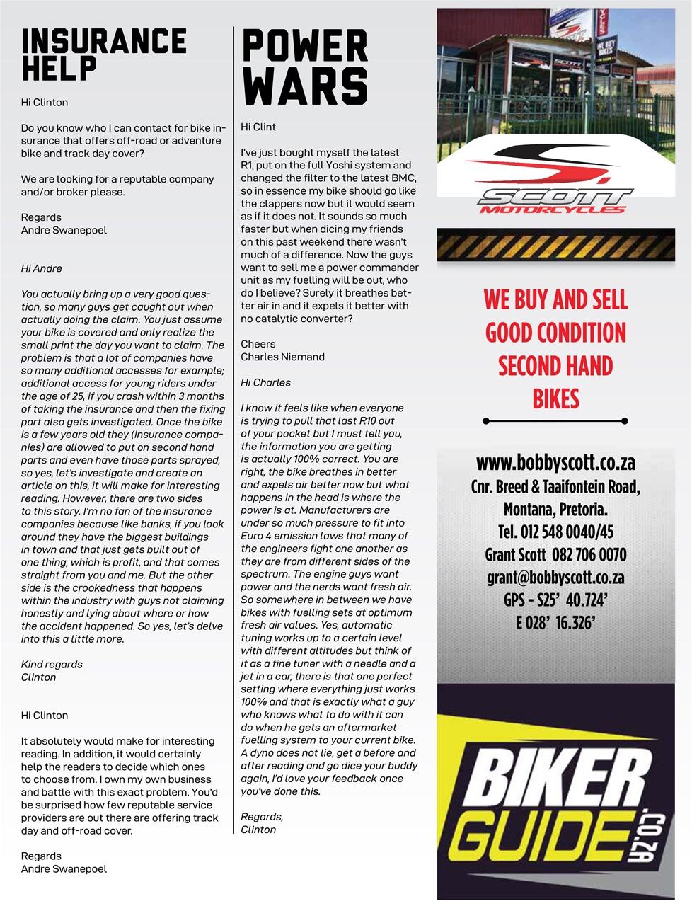 SuperBike South Africa Preview Pages