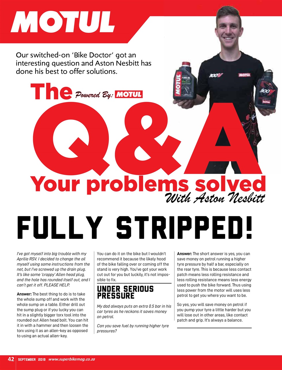 SuperBike South Africa Preview Pages