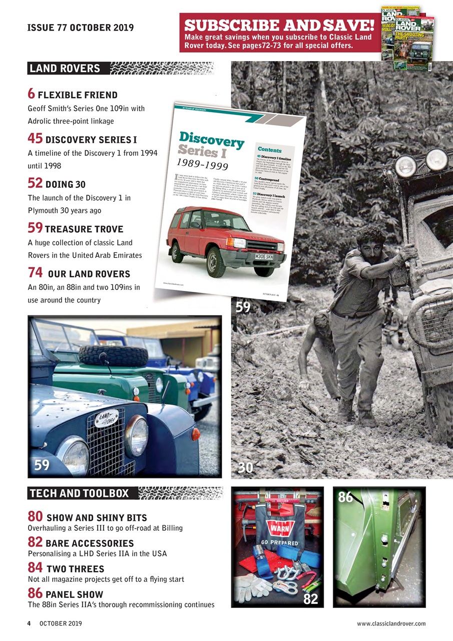 Classic Land Rover Magazine Preview Pages