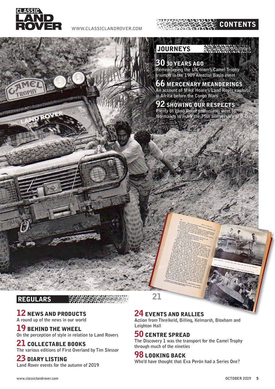 Classic Land Rover Magazine Preview Pages