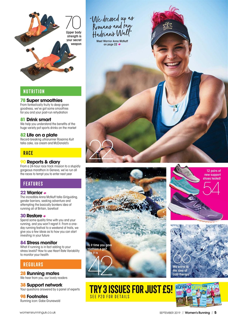 Women’s Running Preview Pages