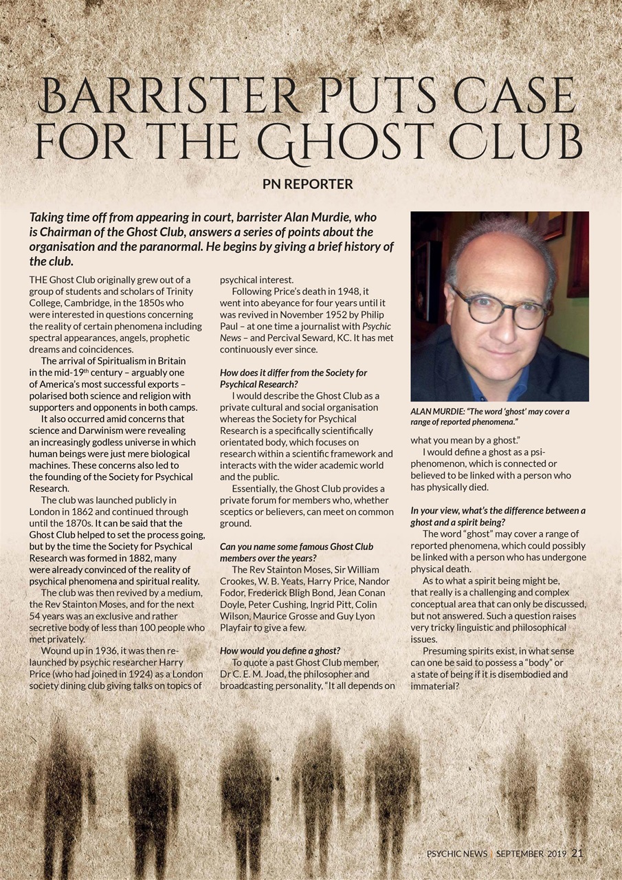 Psychic News Preview Pages