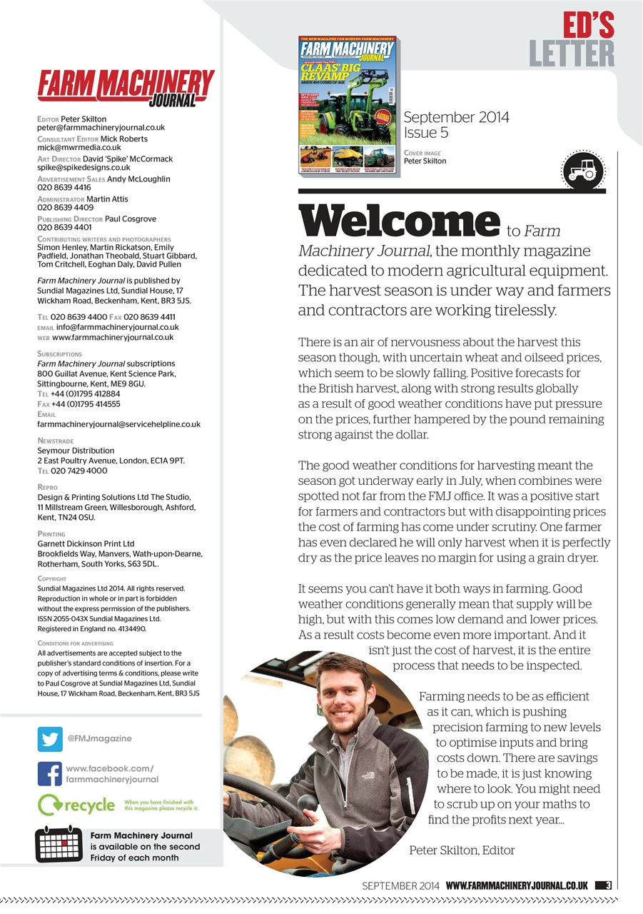 Farm Machinery Journal Preview Pages