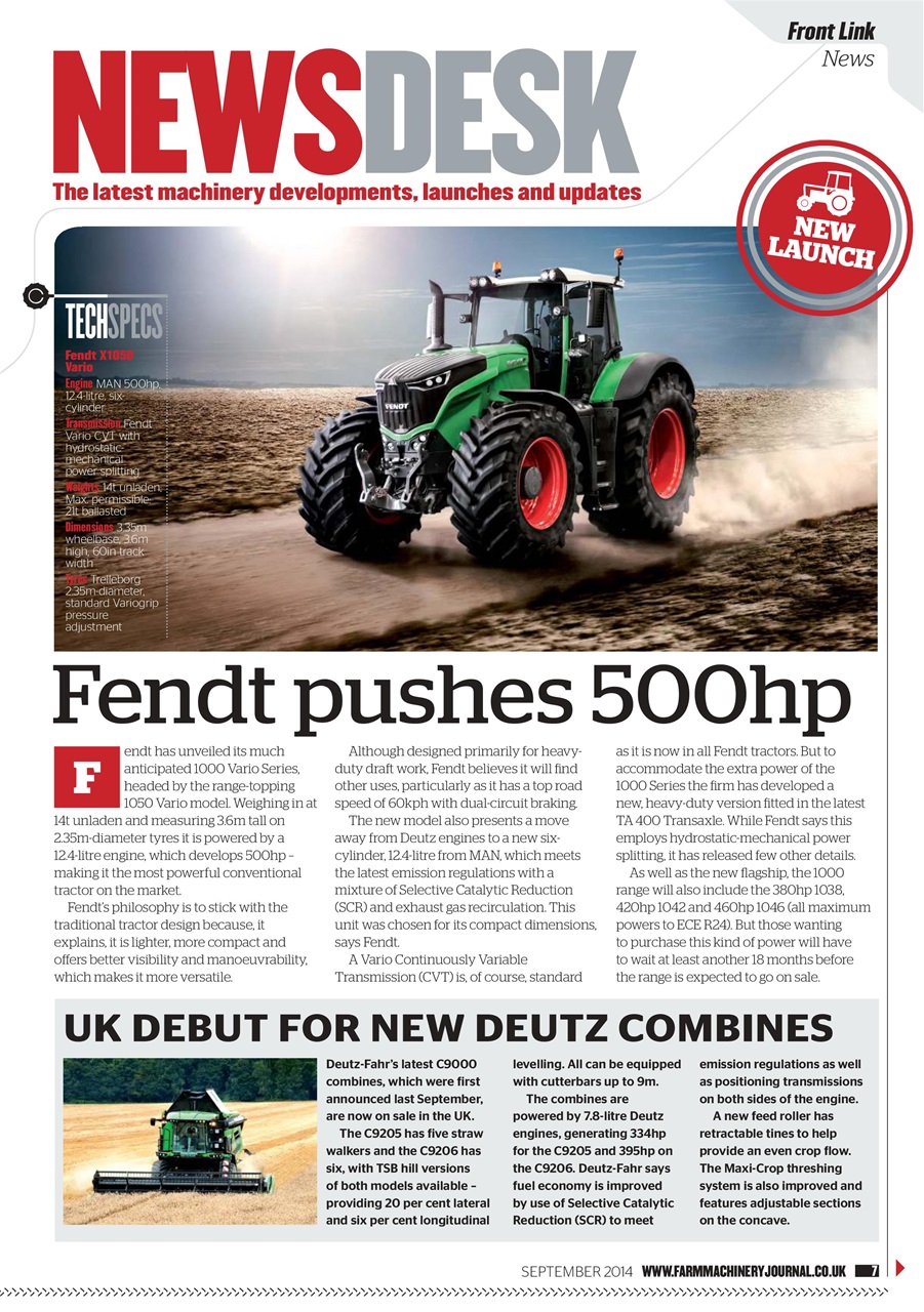 Farm Machinery Journal Preview Pages