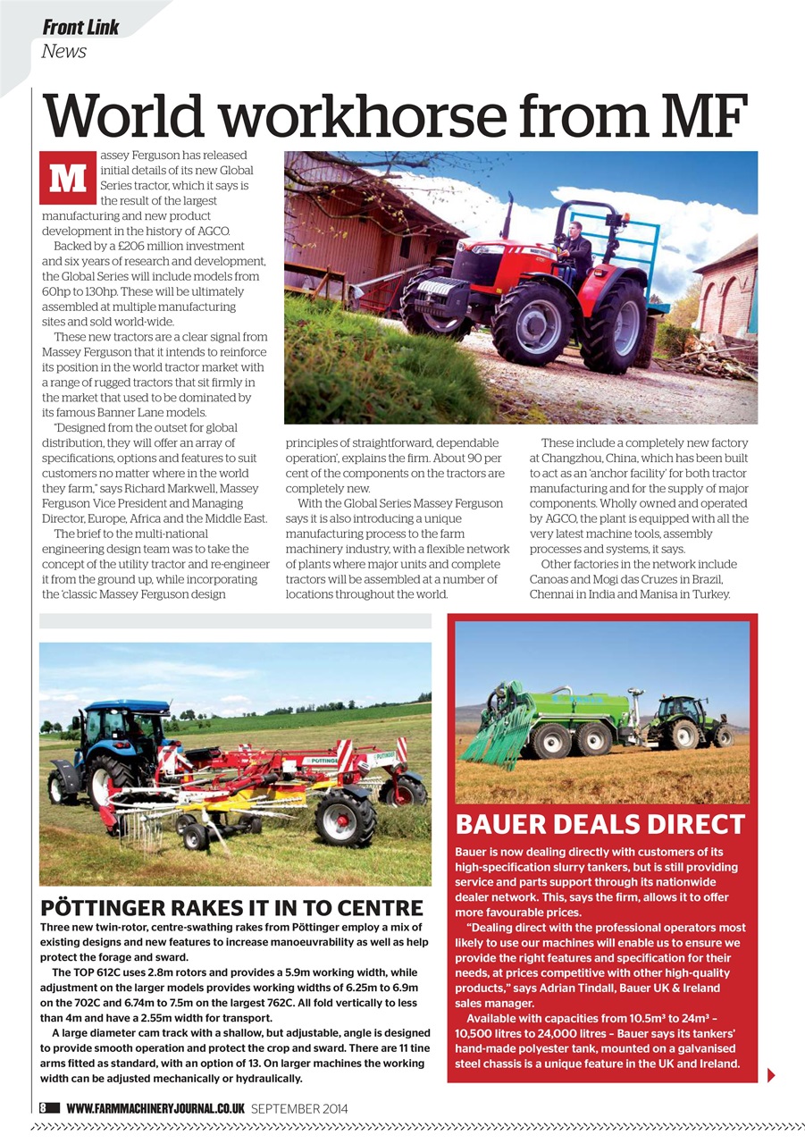 Farm Machinery Journal Preview Pages
