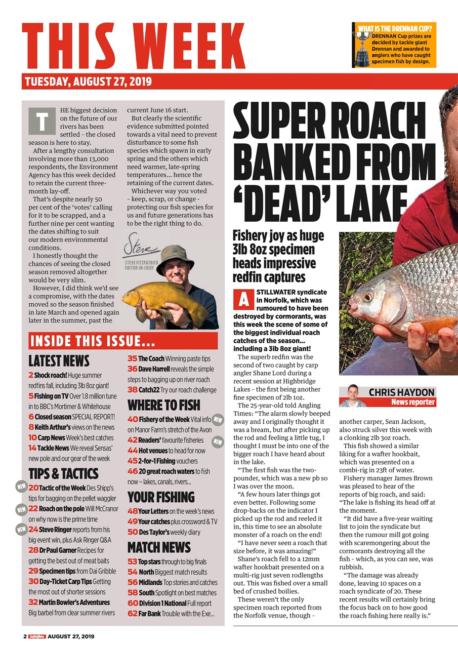 Angling Times Preview Pages