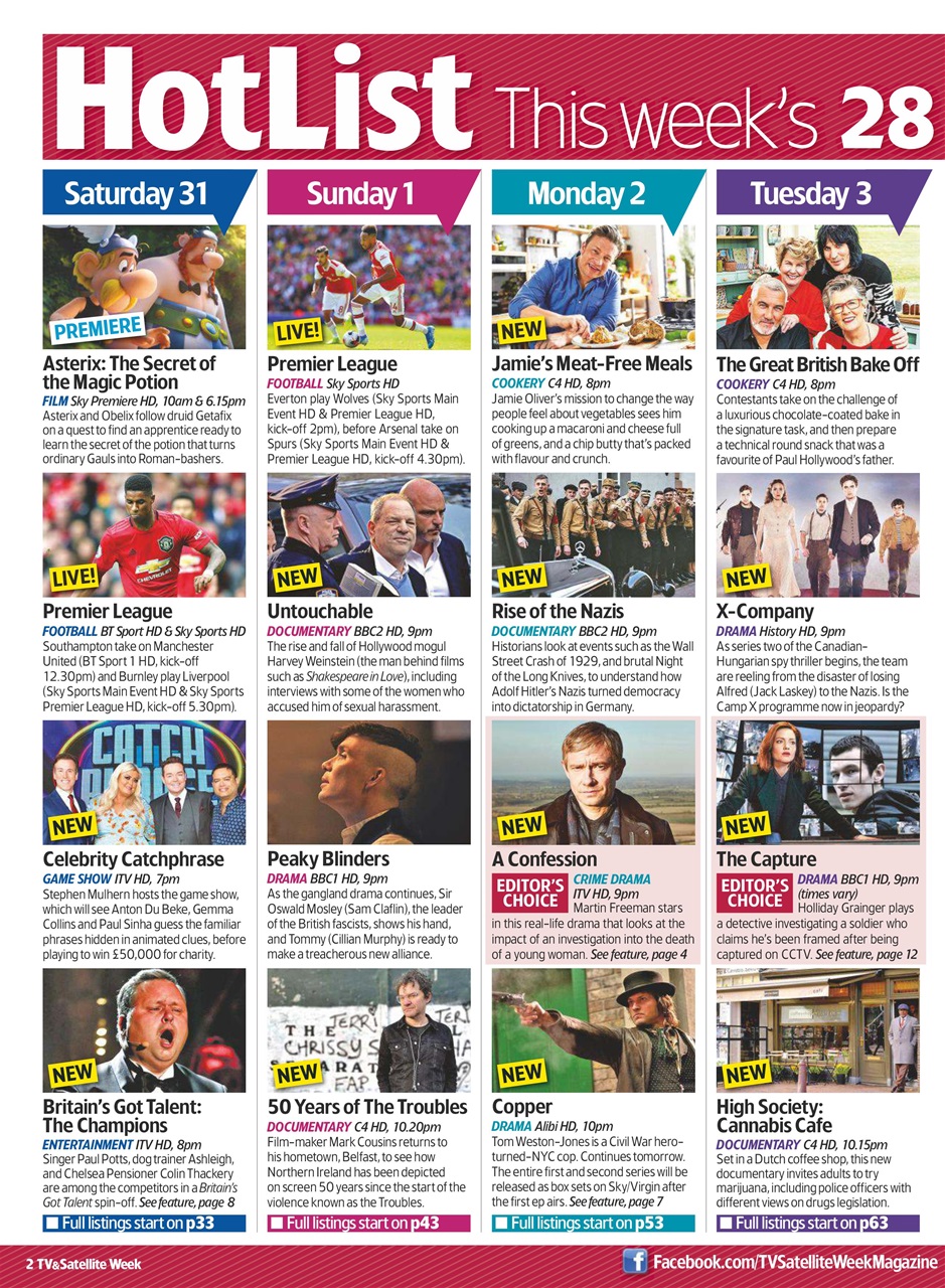 TV & Satellite Week Preview Pages