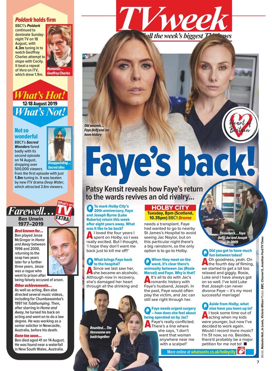 What's on TV Preview Pages
