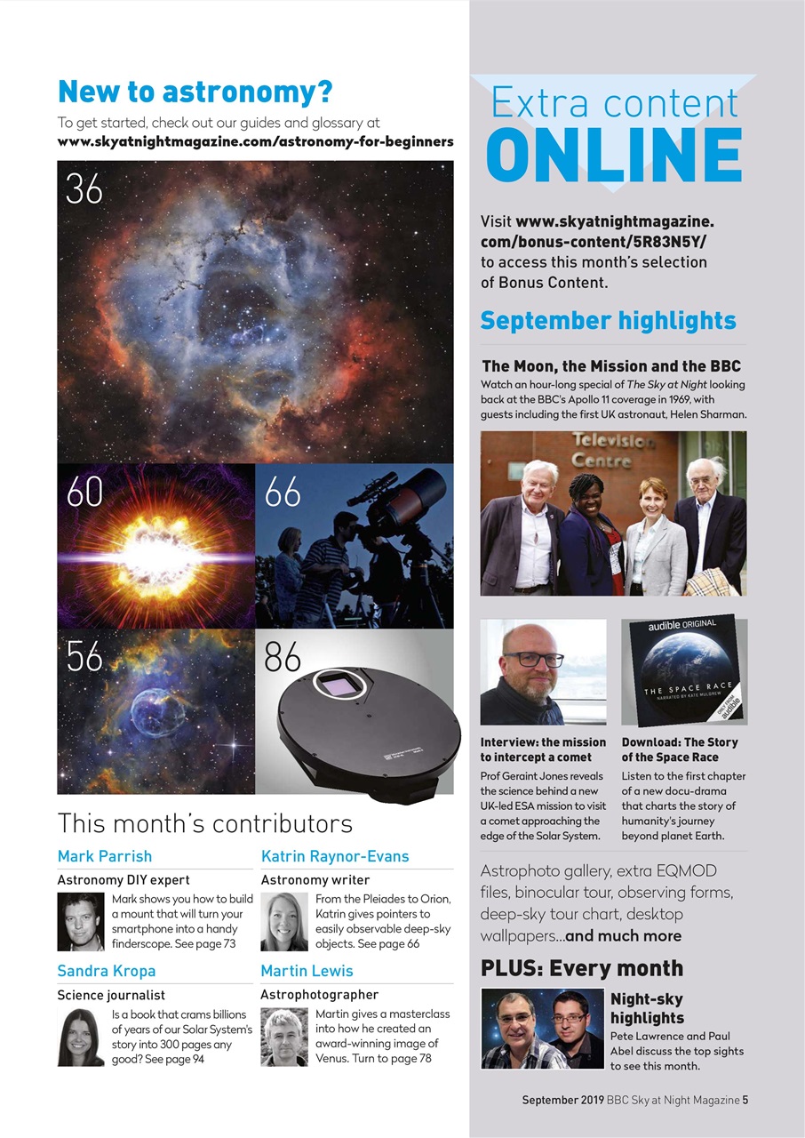 BBC Sky at Night Magazine Preview Pages