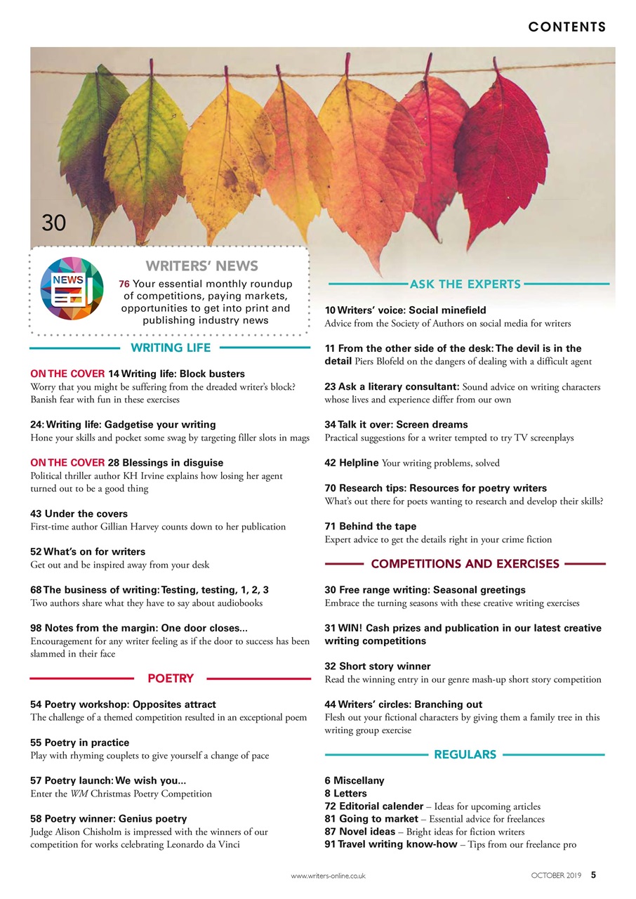 Writing Magazine Preview Pages