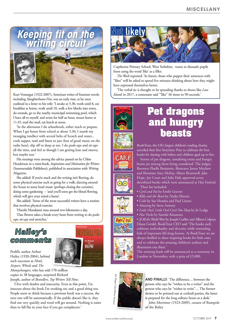 Writing Magazine Preview Pages