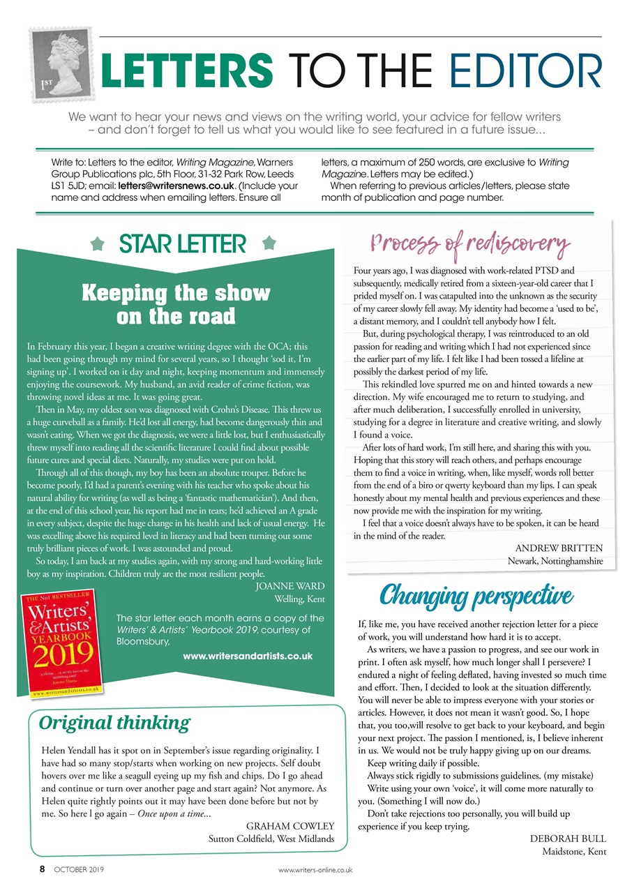 Writing Magazine Preview Pages
