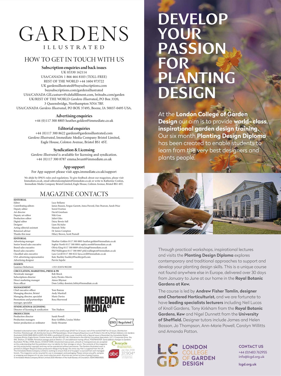 Gardens Illustrated Preview Pages