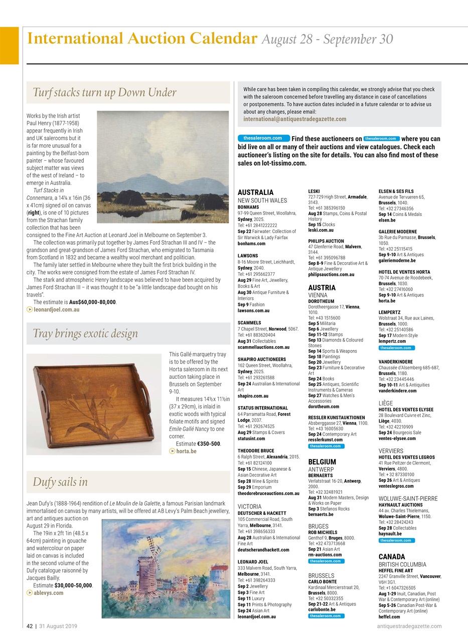 Antiques Trade Gazette Preview Pages