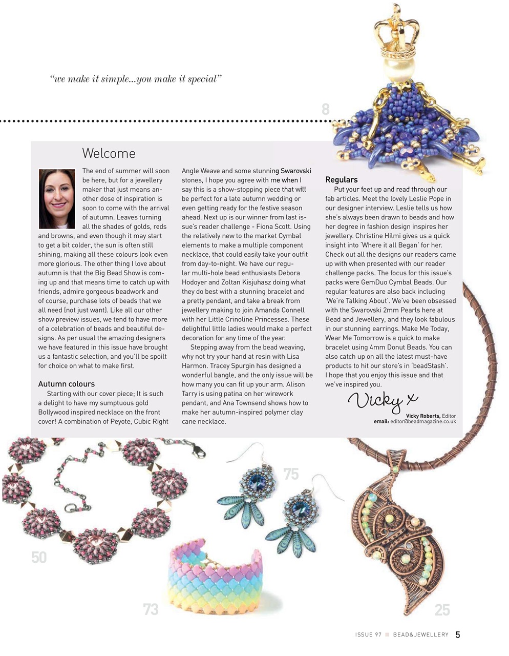 Bead & Jewellery Magazine Preview Pages