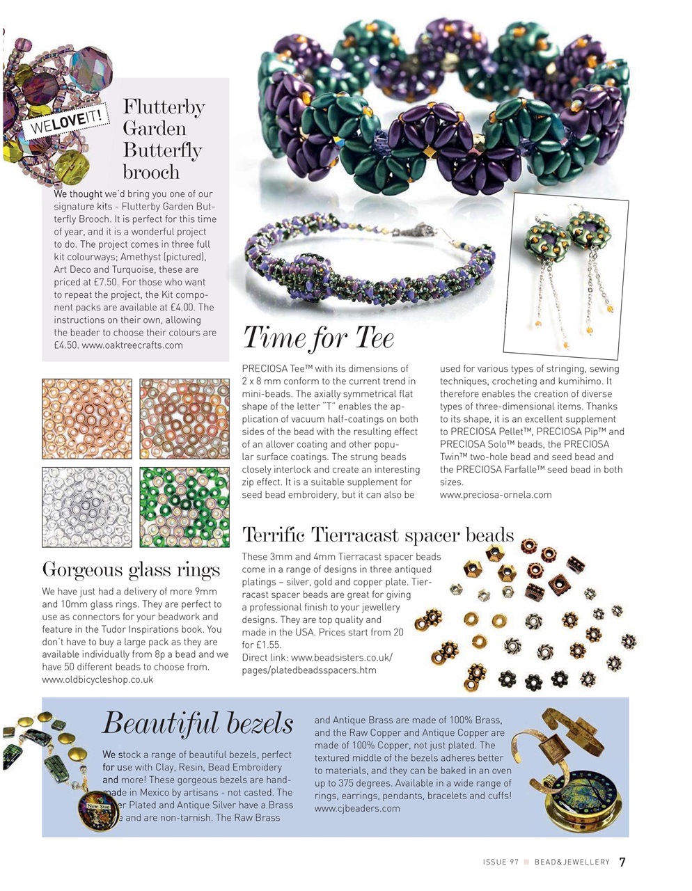 Bead & Jewellery Magazine Preview Pages