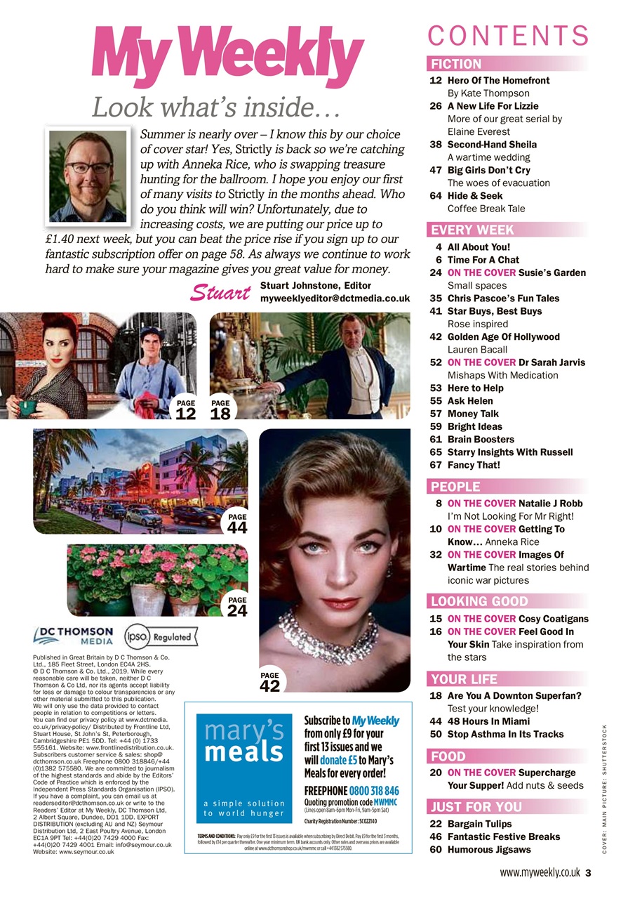 My Weekly Preview Pages