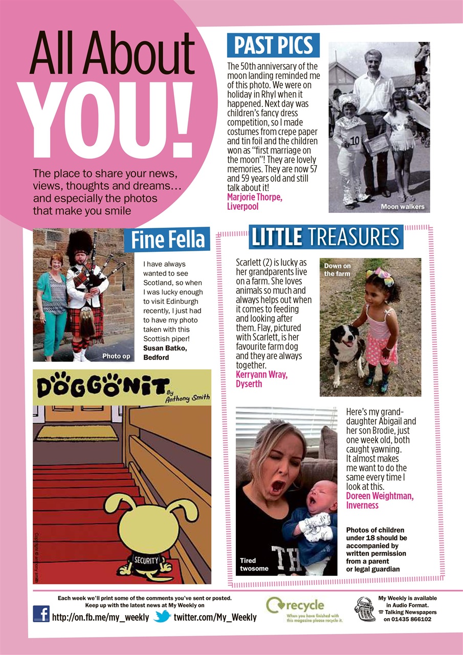 My Weekly Preview Pages