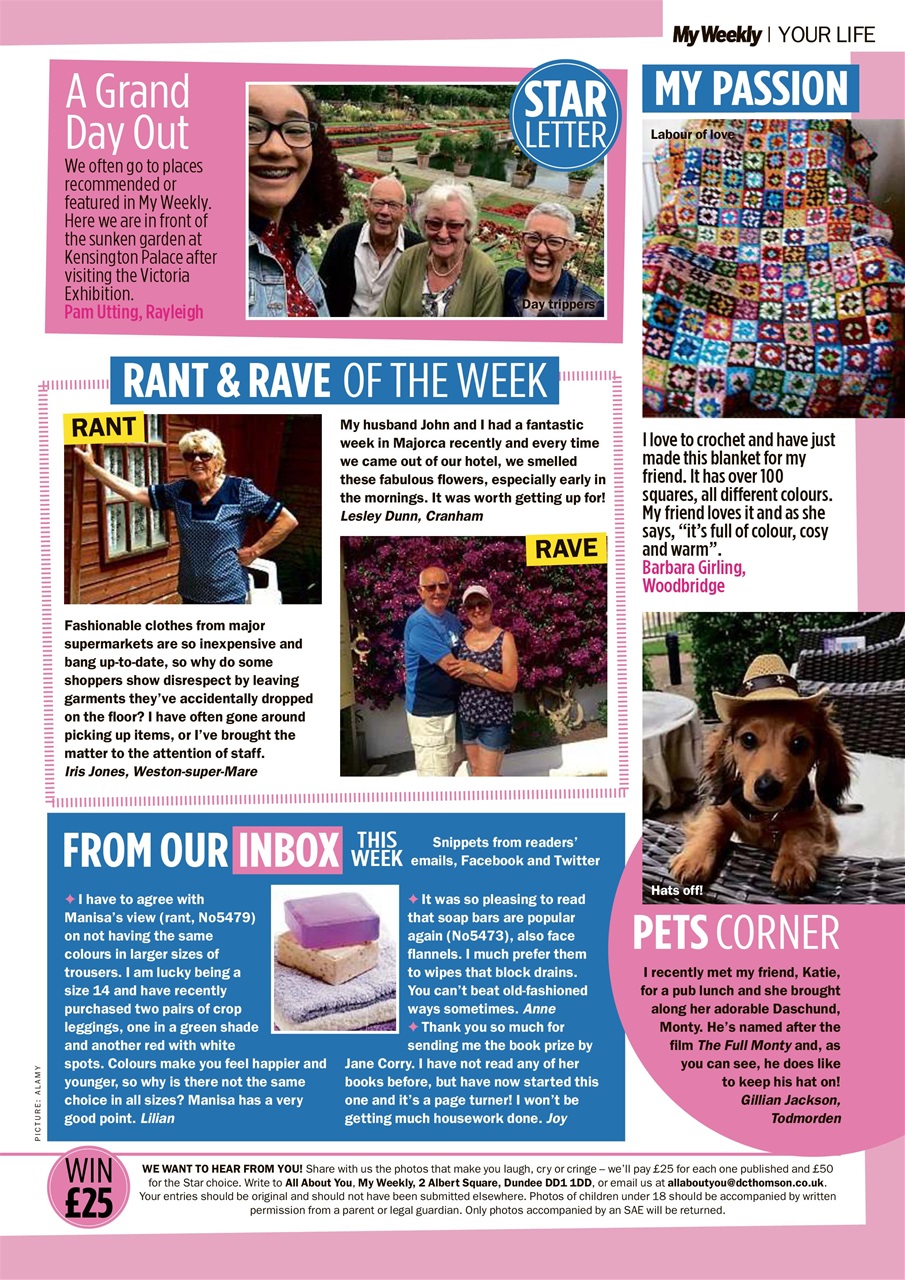 My Weekly Preview Pages