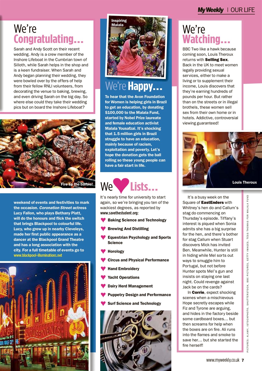 My Weekly Preview Pages