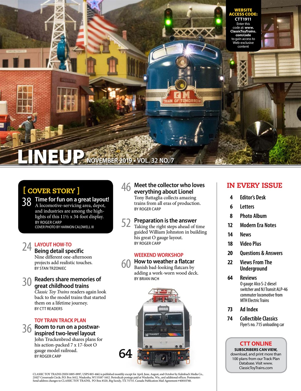 Classic Toy Trains Preview Pages