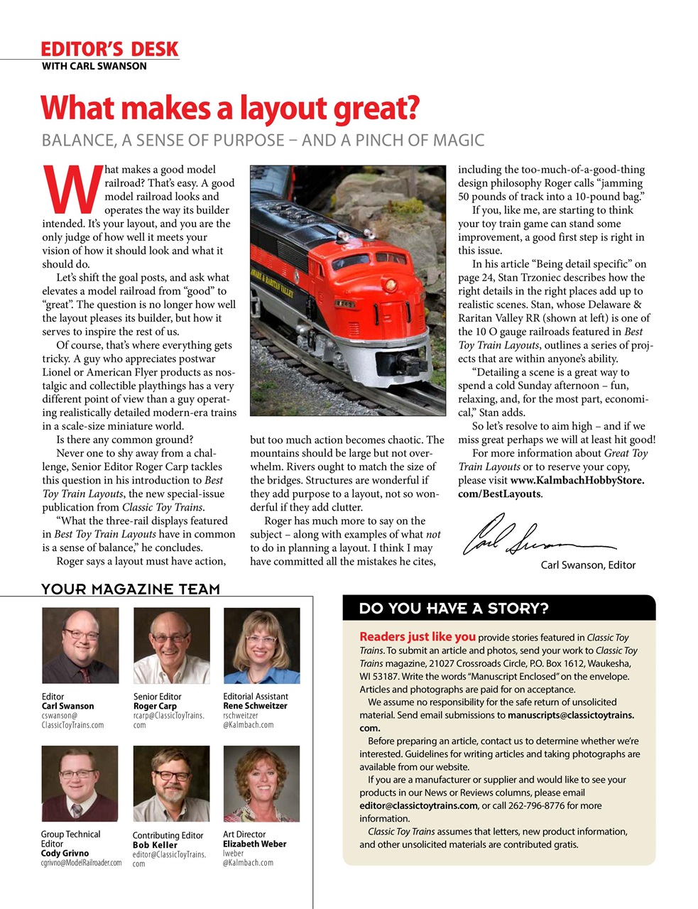 Classic Toy Trains Preview Pages