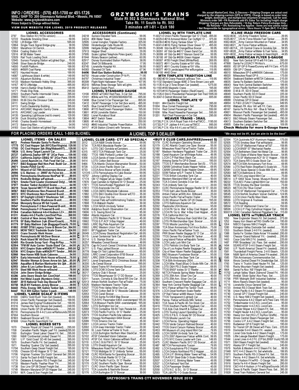 Classic Toy Trains Preview Pages