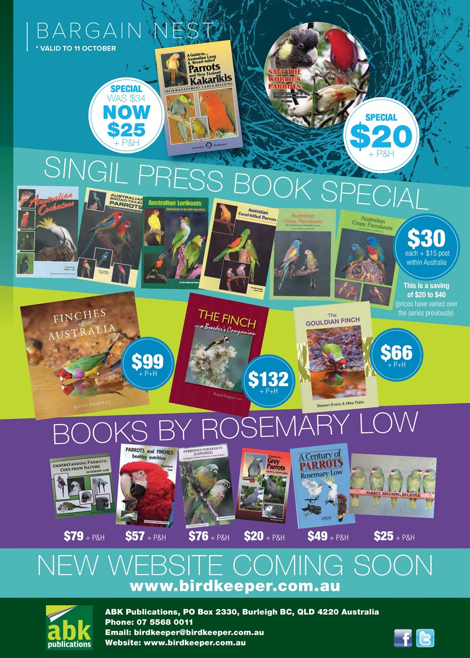 Australian Birdkeeper Magazine Preview Pages