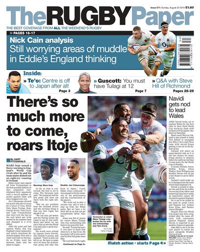 The Rugby Paper issue 