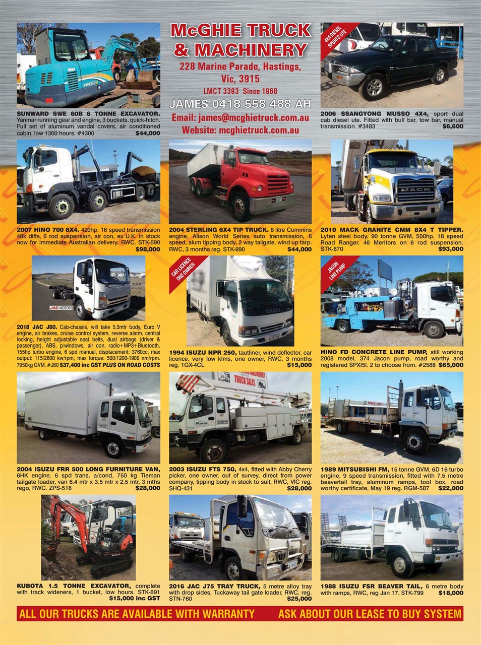 JUST TRUCKS Preview Pages