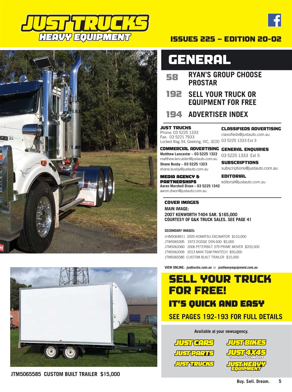 JUST TRUCKS Preview Pages