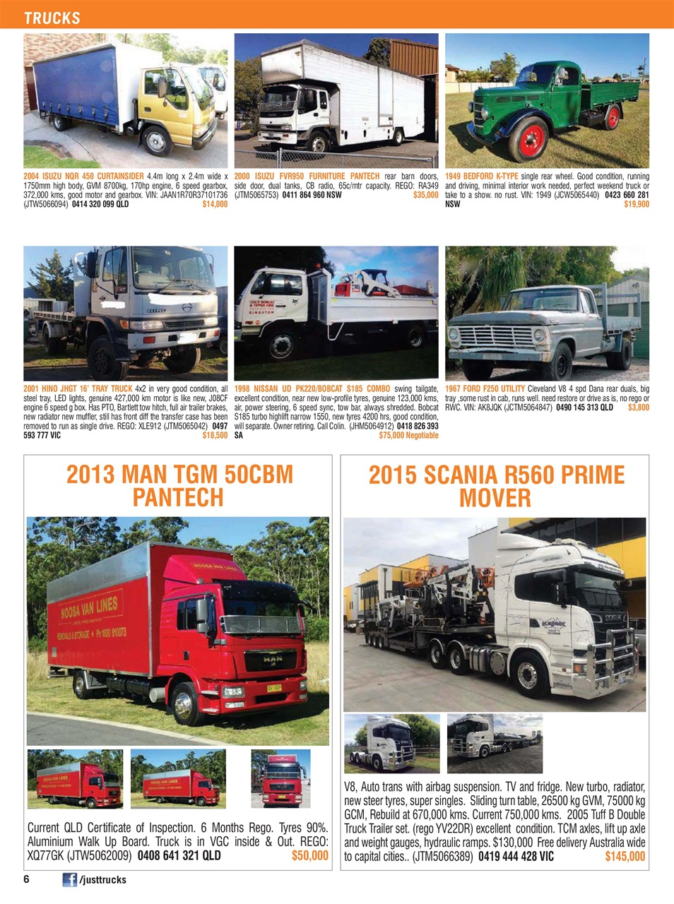 JUST TRUCKS Preview Pages