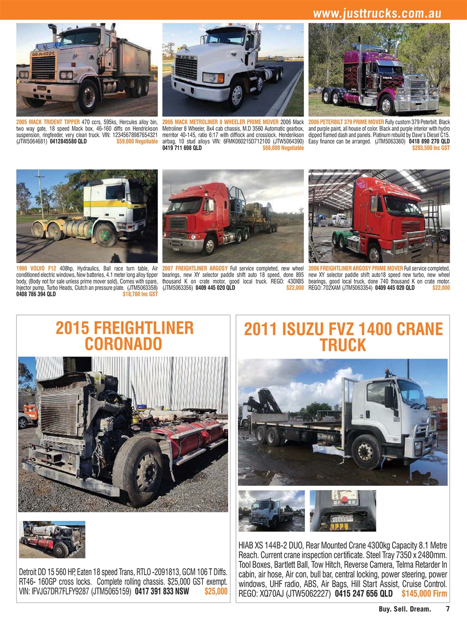 JUST TRUCKS Preview Pages