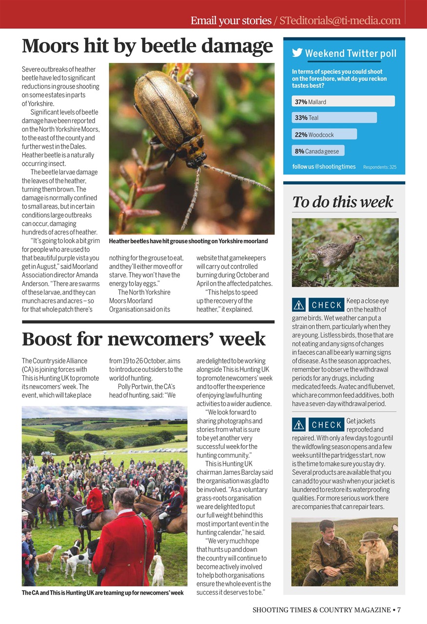 Shooting Times & Country Preview Pages