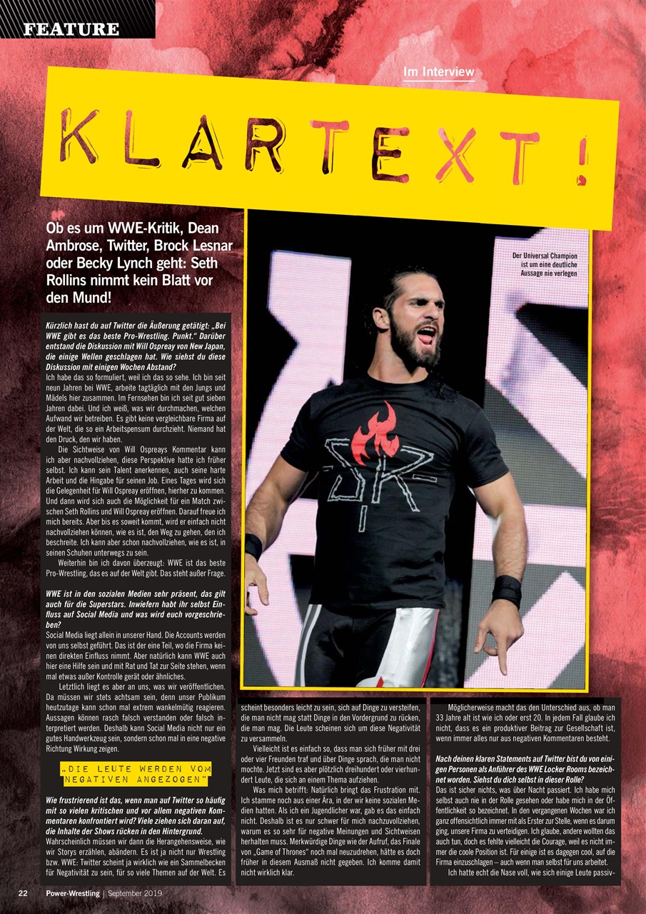 Power-Wrestling Preview Pages