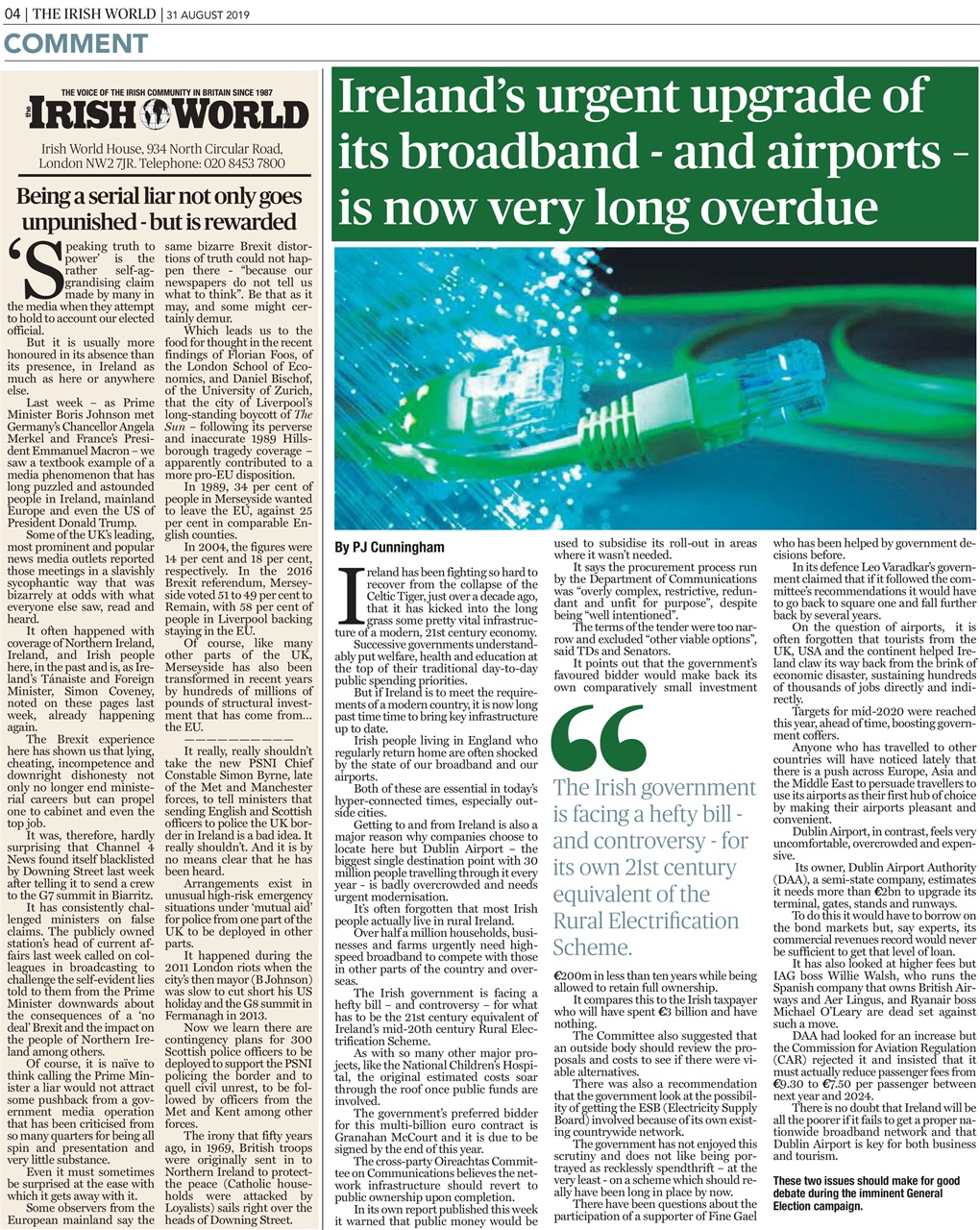 Irish World Preview Pages