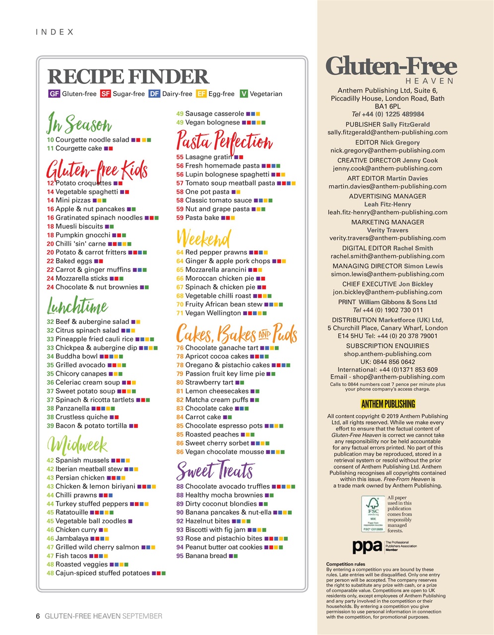 Gluten-Free Heaven Preview Pages