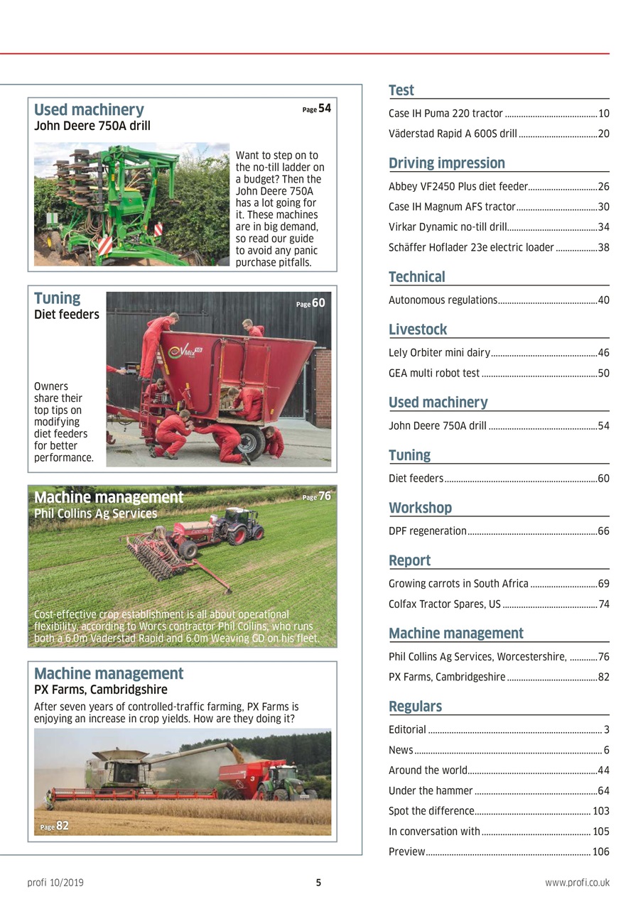 Profi International Preview Pages