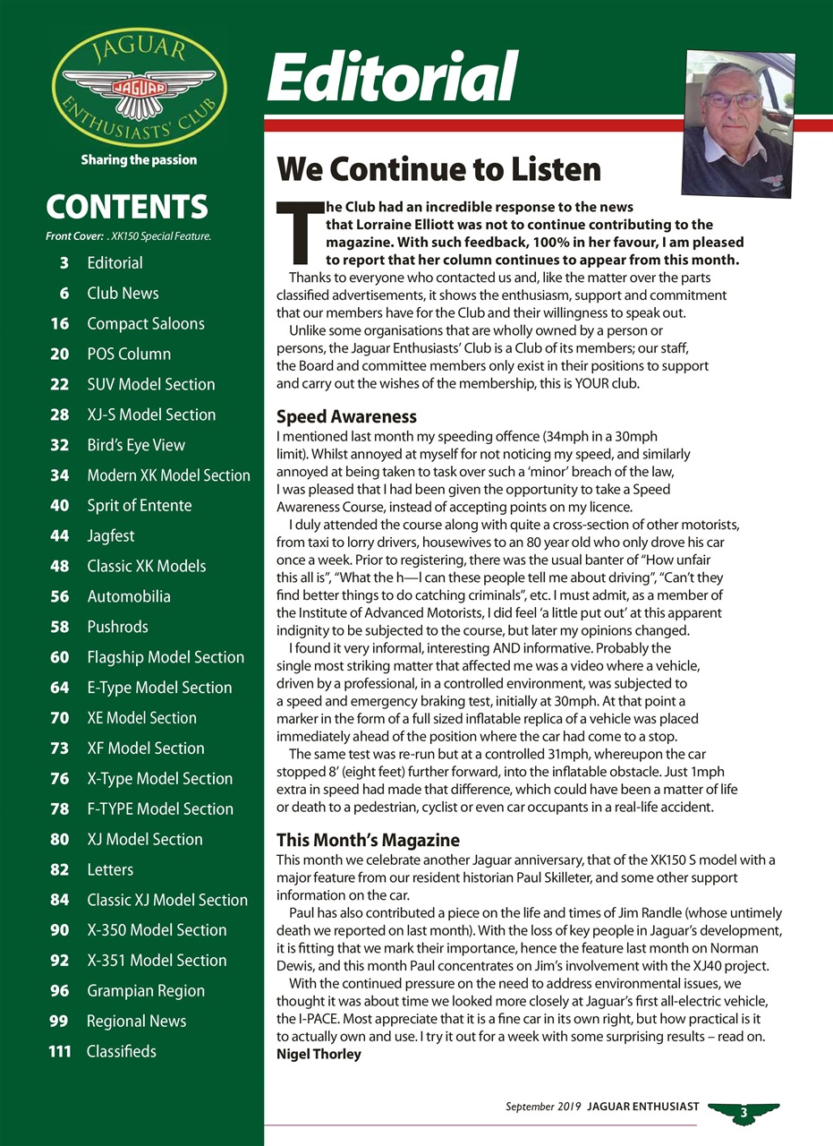 Jaguar Enthusiast Preview Pages