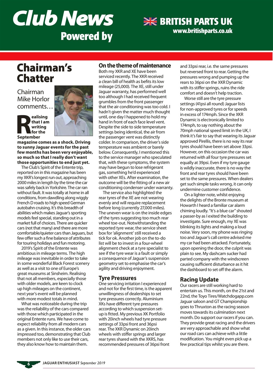 Jaguar Enthusiast Preview Pages