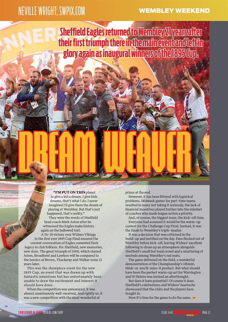 Rugby League World Preview Pages